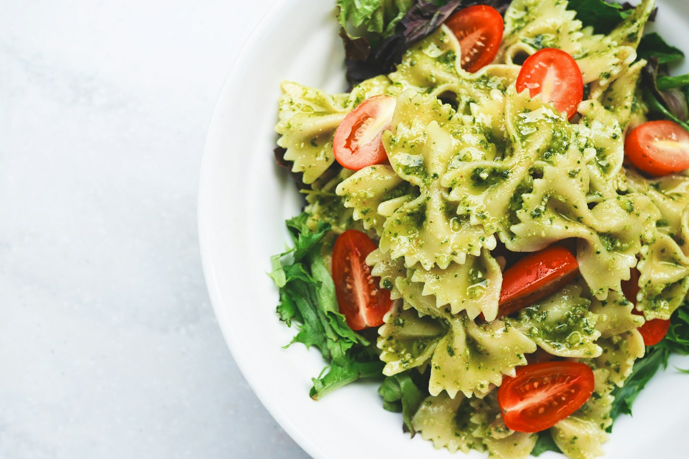 Farfalle ao pesto